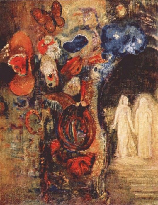 redon apparition 1910.  