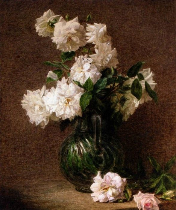 Victoria Dubourg Fantin Latour Vase de Fleurs.  Dubourg -