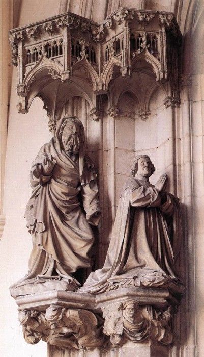 Sluter Memorial to Philip the Bold detail 1. Sluter, 