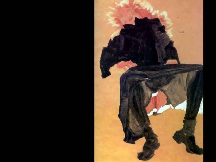 erotic art csg027 reclining woman-egon schiele. , 