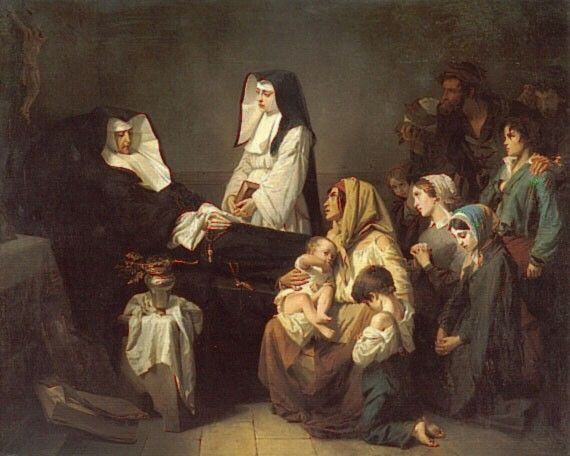 The Death of a Sister of Charity. Pils, 