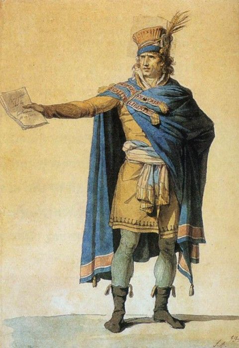 DAVID Jacques Louis The Representatives of the People on Duty. , -