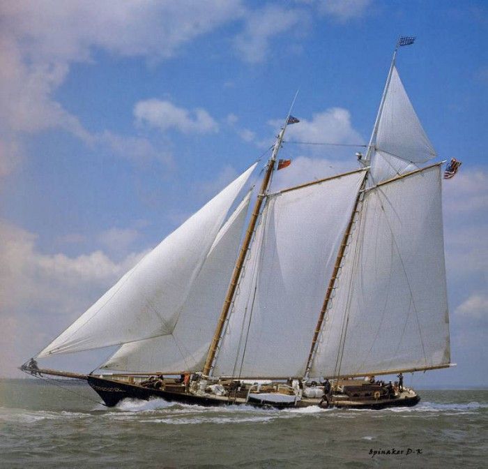 dk tall ships america gaff schooner lyr 1967. 