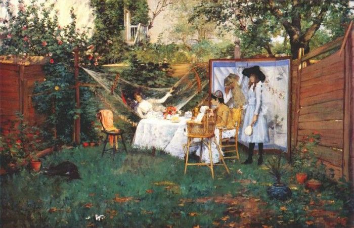 chase the open-air breakfast c1888. 