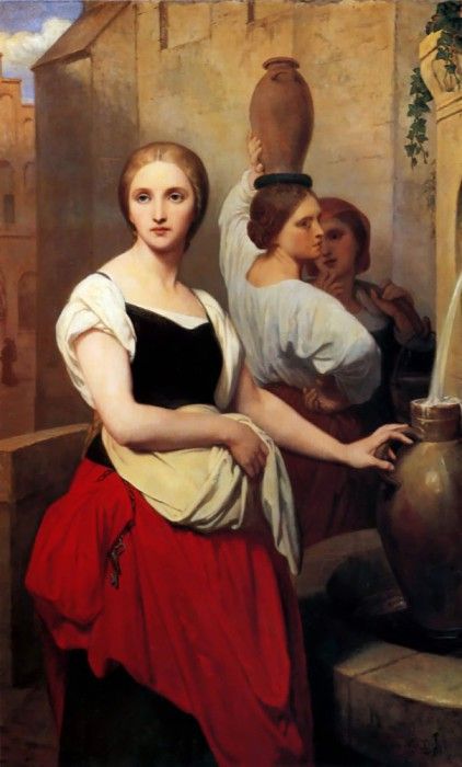 Margaret at the Fountain 1852.  