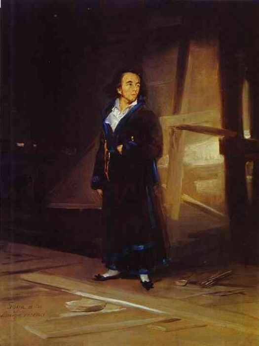 Francisco de Goya - Portrait of the Artist Julio Asensio.   ,  