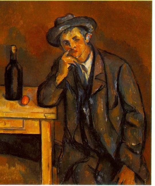 CEZANNE - THE DRINKER. , 