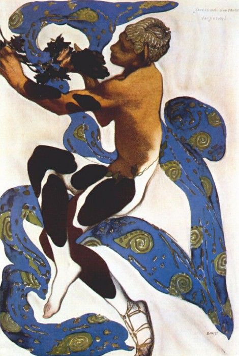bakst lapres-midi dun faune nijinsky-as-the-faun 1912. , 