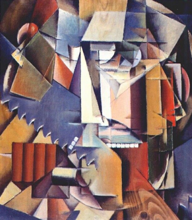 kliun non-objective composition (self-portrait) 1914. 