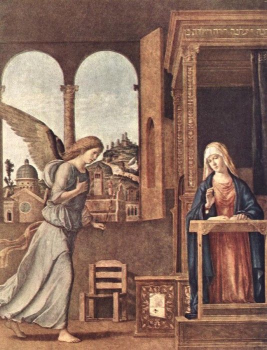 CIMA da Conegliano The Annunciation. ,  