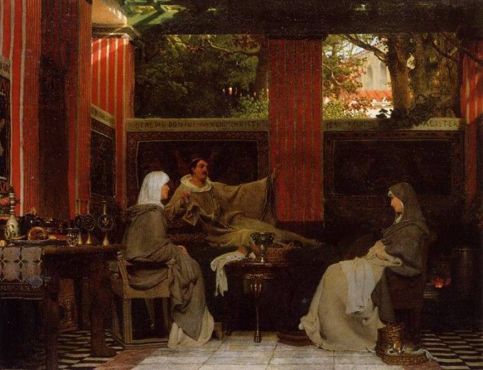 Alma Tadema Venantius Fortunatus Reading His Poems to Radegonda VI. - 