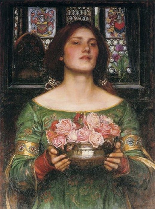 Waterhouse Gather ye rosebuds. ,  