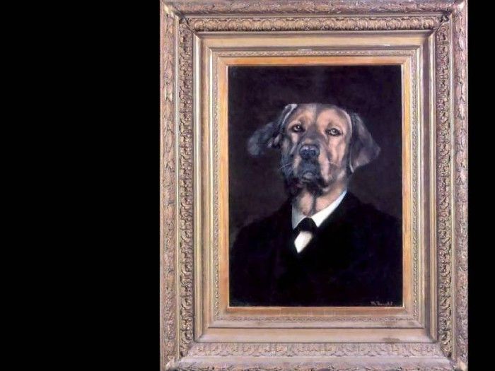 dog portraits csg049 emile de snide. , 