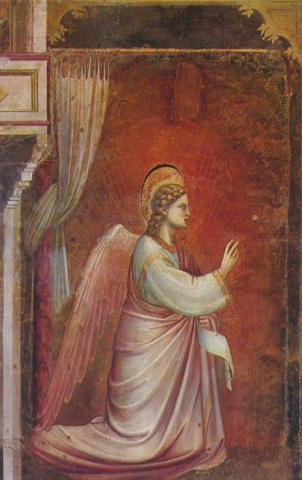 Giotto   Scrovegni   [14]   The Angel Gabriel Sent by God.   