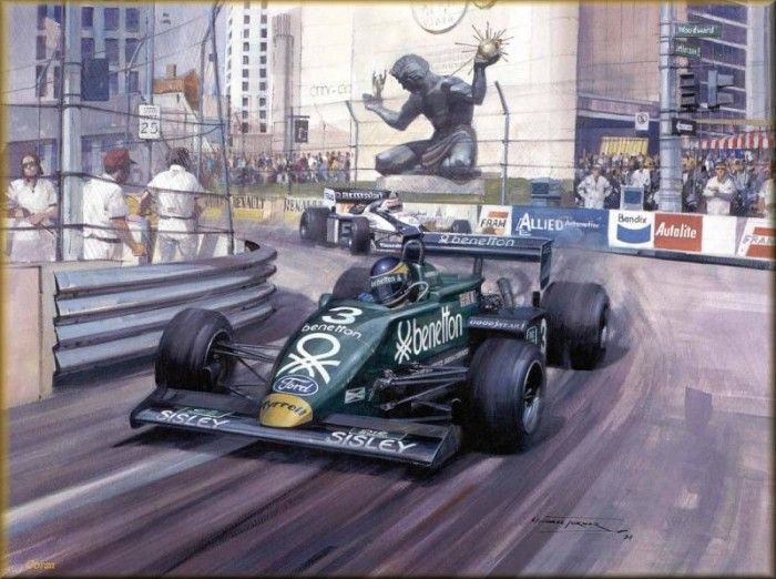 CorsaScan 033 Alboreto Victory In Detroitt. , 
