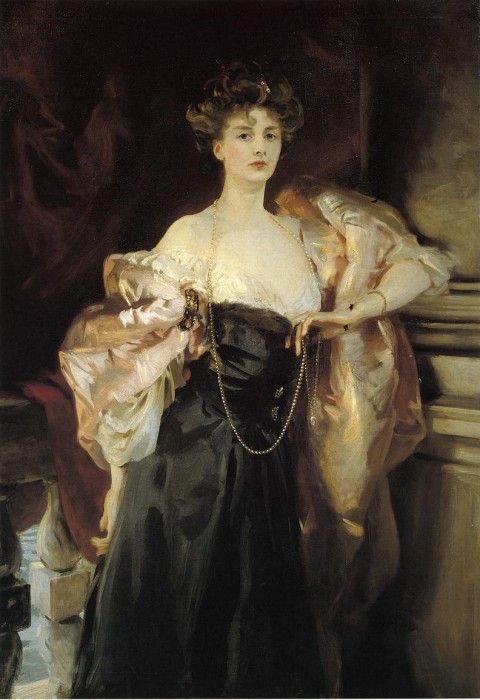 Sargent John Singer Portrait of Lady Helen Vincent Viscountess d-Abernon. ,  