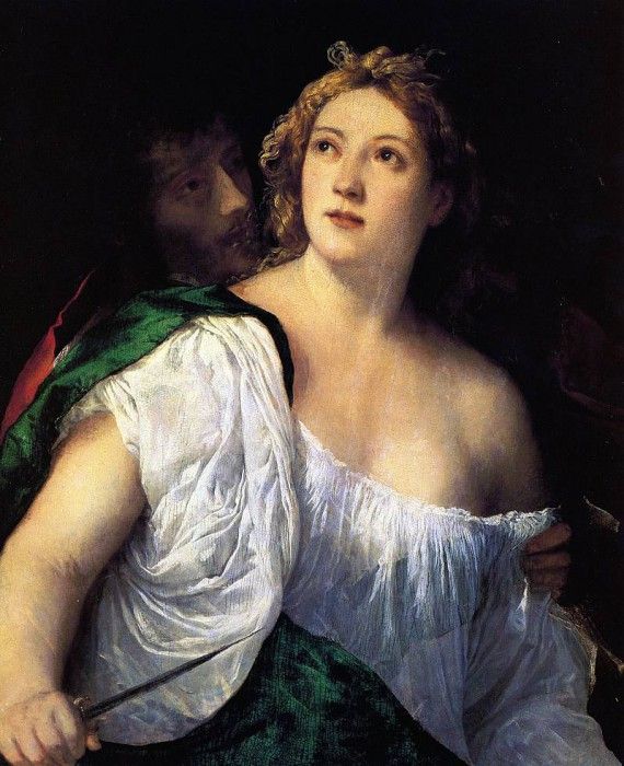 Titian Suicide of Lucretia 1515.  ( )