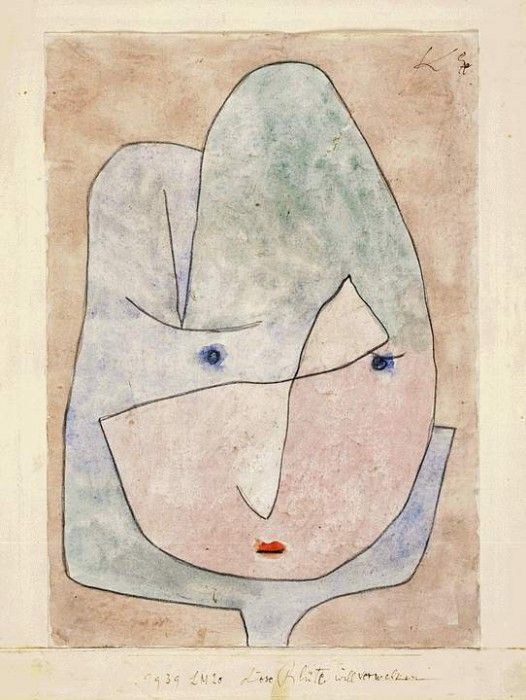 Klee This flower wishes to fade, 1939, Watercolor on paper, . , 