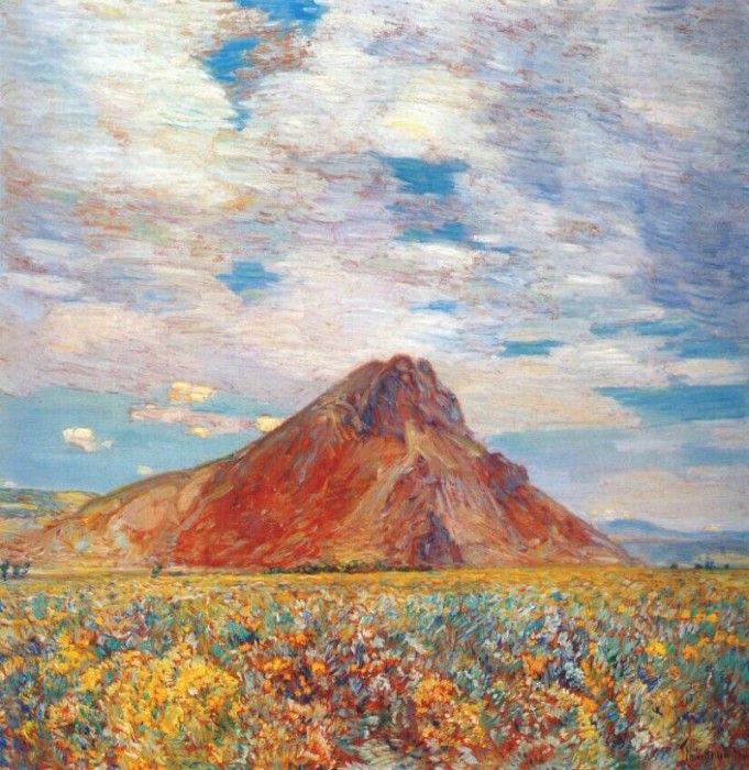 hassam sand springs butte 1904. , 