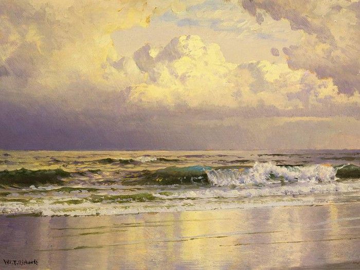 Unknown (Seascape), William Trost Richards - 1600x1200 - ID . ,  