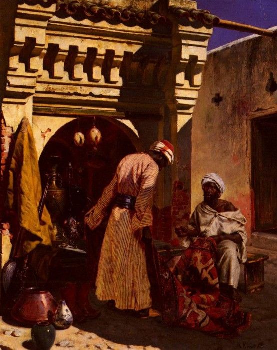 Ernst Rudolf The Rug Merchant.  