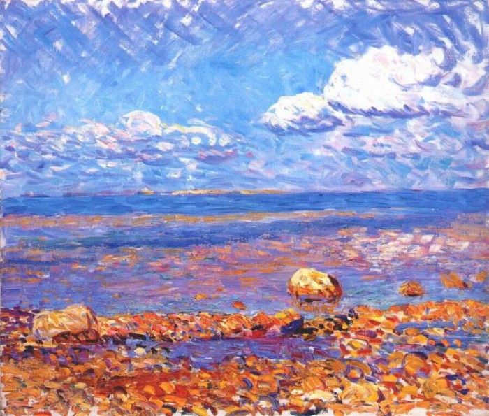 glackens wickford low tide c1908. Glackens, 