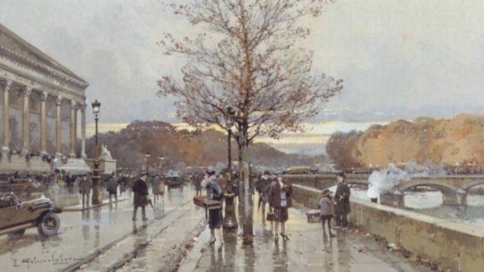 A View of the Assemblee Nationale. ,  Laloue