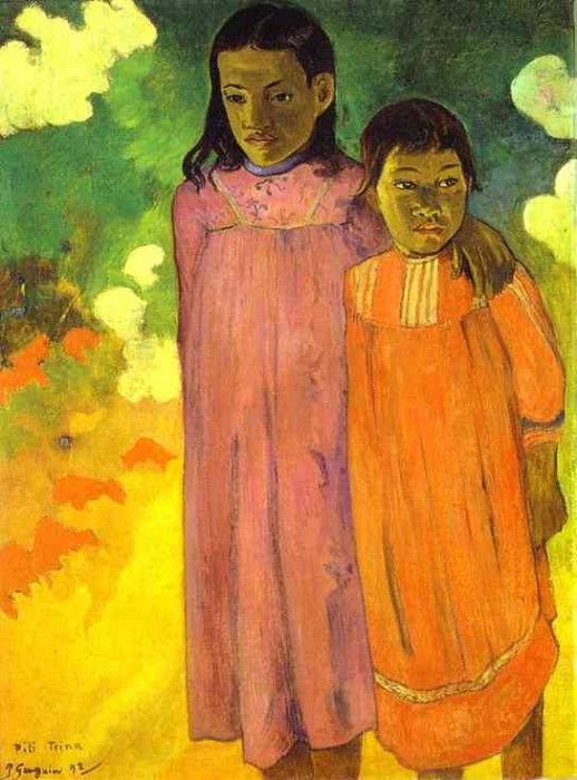 Gauguin - Piti Teina (Two Sisters). , 