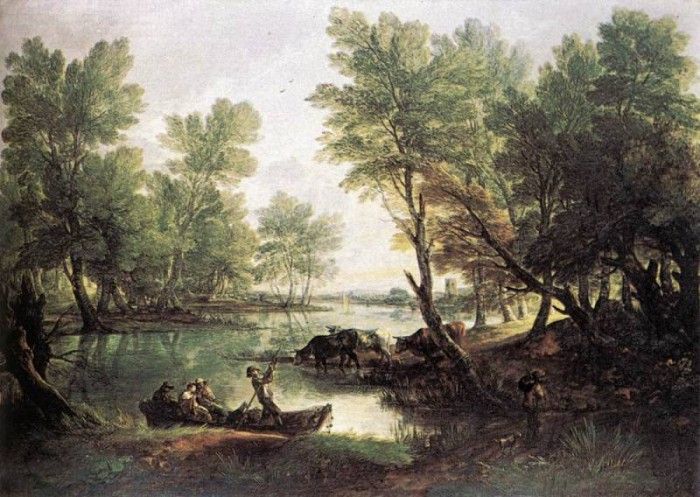 River landscape EUR. , 