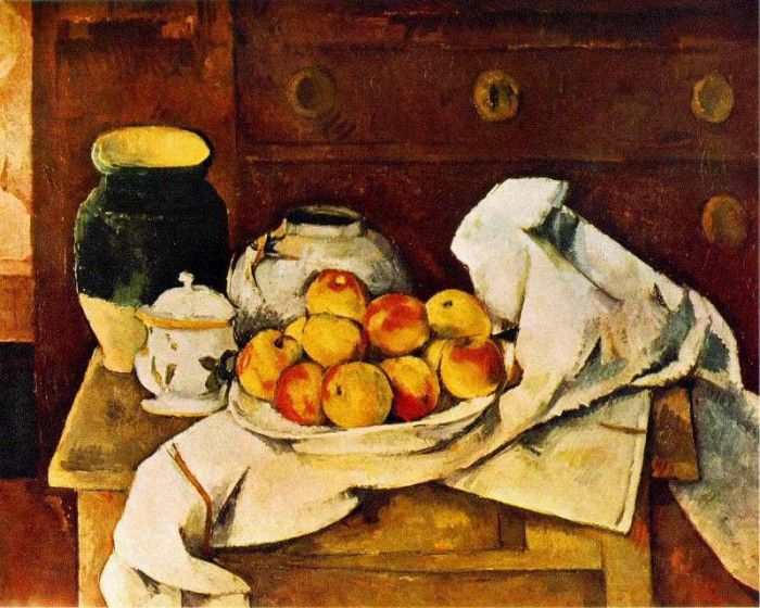 CeZANNE STILL LIFE,1883-87, FOGG ART MUSEUM, HARVARD UNIVERS. , 