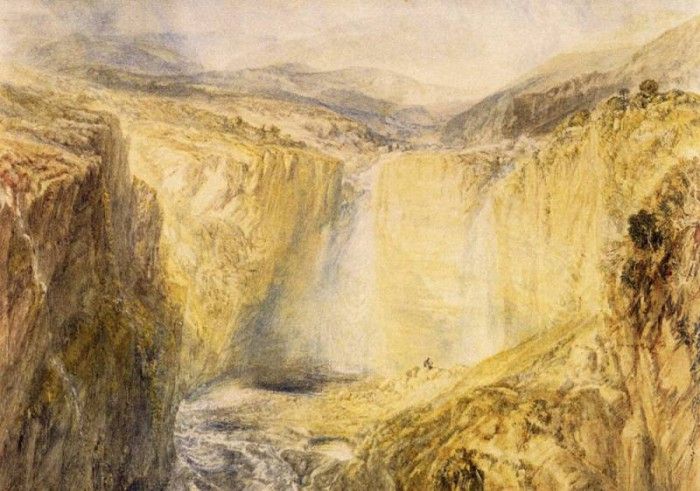 Turner Joseph Mallord William Fall of the Tees Yorkshire. ,   