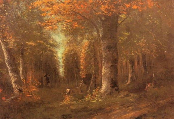 Courbet Gustave La Foret En Automne. , 