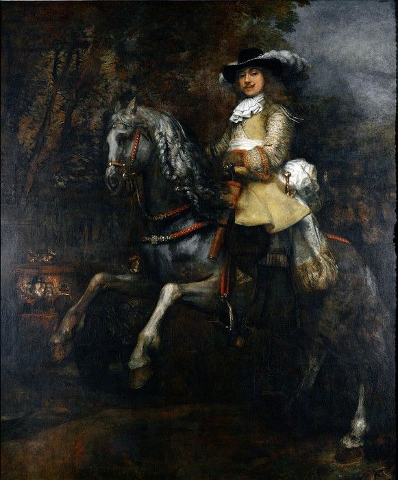 Rembrandt Frederick Rihel on Horseback, 1633, Oil on canvas,.    