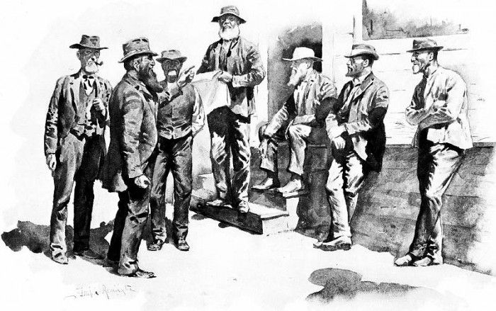 Fr 022 High Finance at the Crossroads FredericRemington sqs. Remington, 