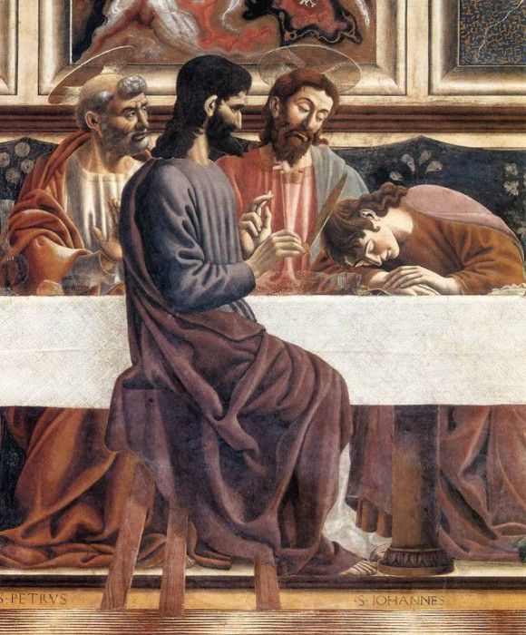 Last Supper detail2 WGA. ,  