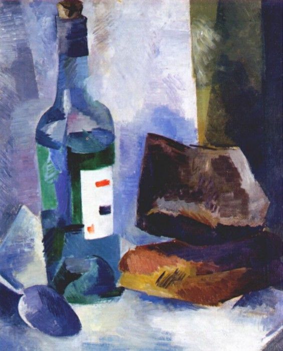 falk still life with bottle 1917. , 