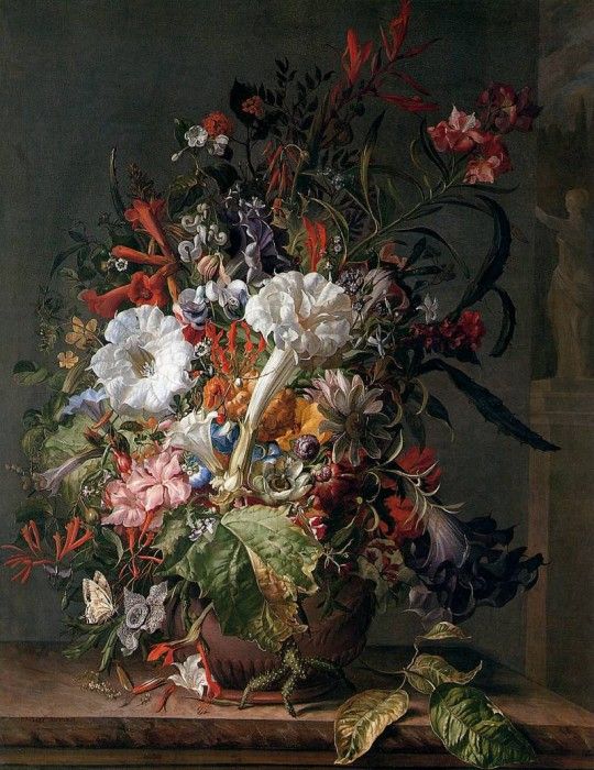 Ruysch Rachel Still Life with flowers Sun . , 