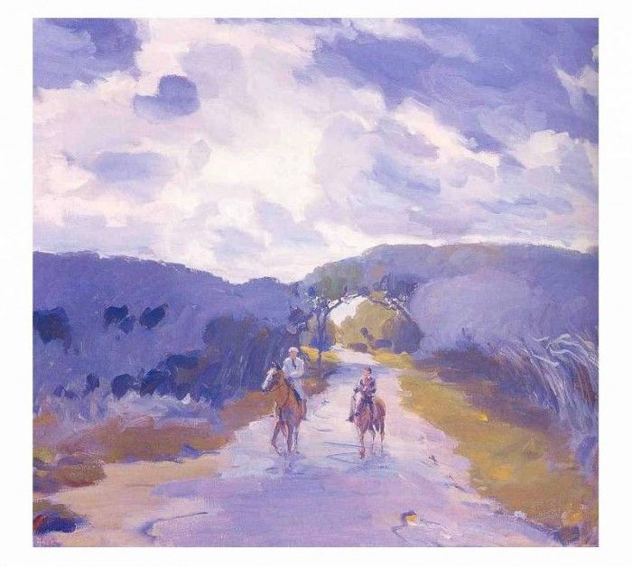 fl art015 horseback-riders(louis charles-vogt)1930.  , 