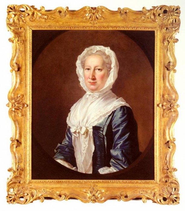 Cranke James Portrait Of Catherine Fleming Lady Leicester. Cranke, 