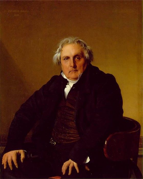 Ingres Louis-Francois Bertin, 1833, Louvre. ,   