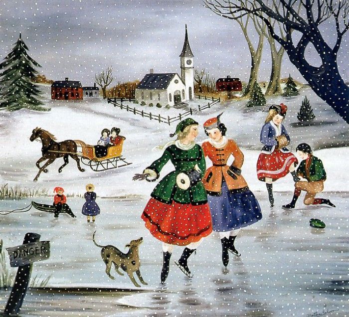 Cahoon, Martha - Ice Skating in New England (end.  