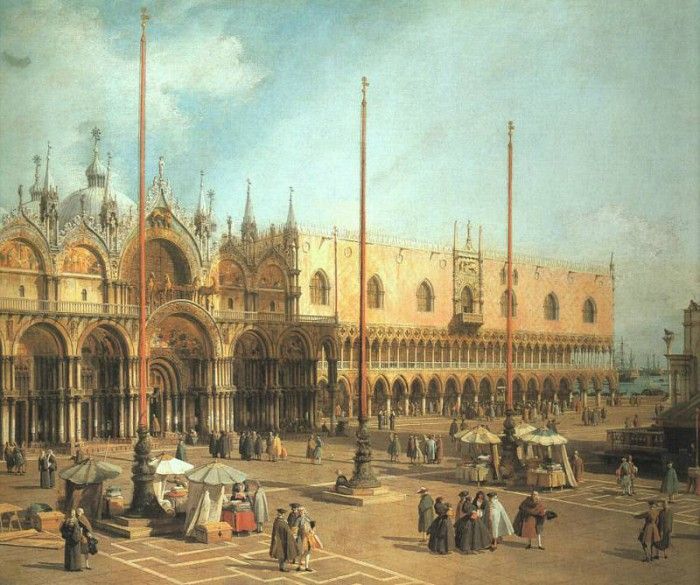 Canaletto Piazza San Marco Looking Southeast. 