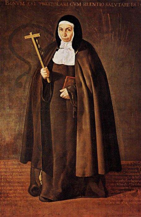 Velazquez Abbess Jeronima de la Fuente. ,    