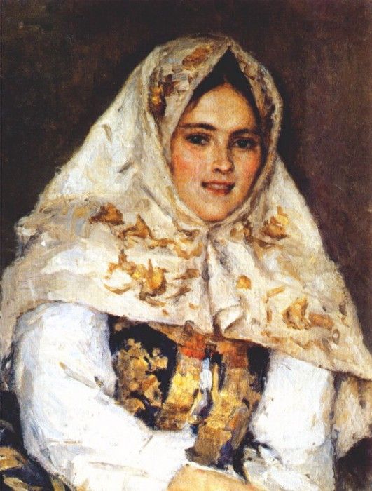 surikov a siberian beauty (yekaterina rachkovskaya) 1891. , 