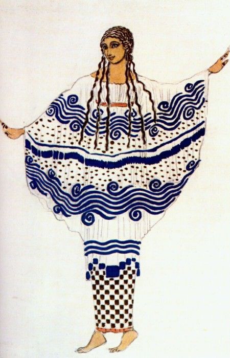 bakst lapres-midi dun faune another-nymph 1912. , 