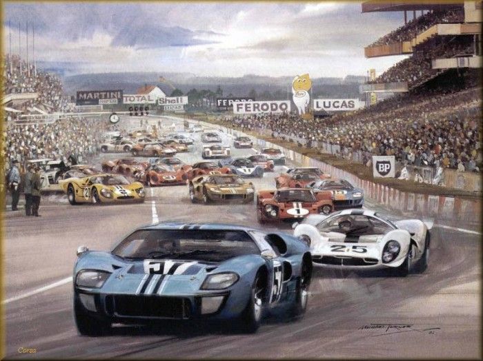 CorsaScan 023 Ford GT 40 Le Mans 1967. , 