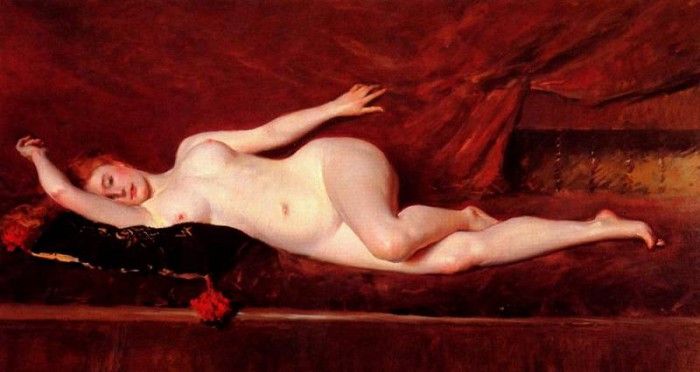 Chase William Merritt A Study In Curves. ,  