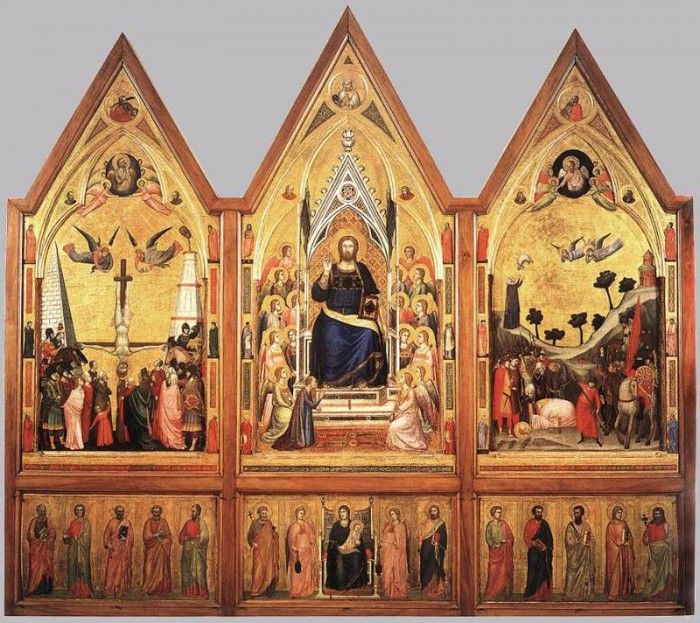 Giotto The Stefaneschi Triptych c1330.   