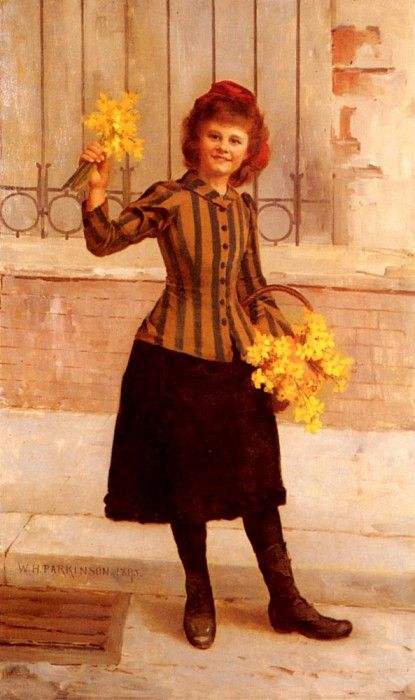 Parkinson William H Portrait Of Gertie Miller. , , H
