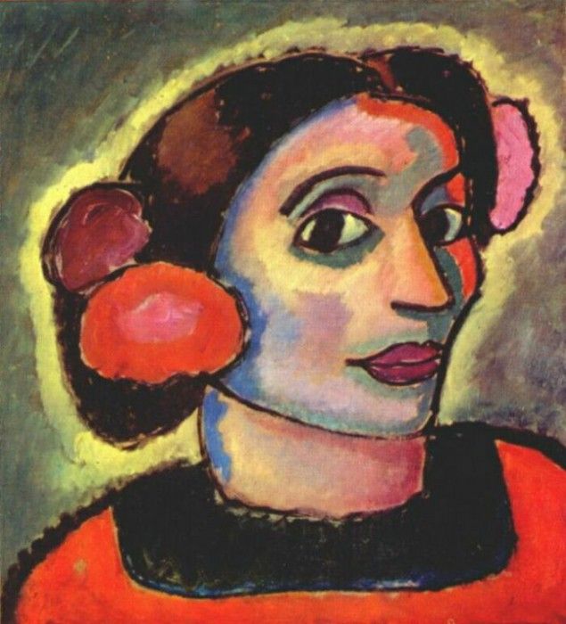 jawlensky spanish woman 1911. , 